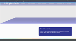 Desktop Screenshot of principitopatria.com