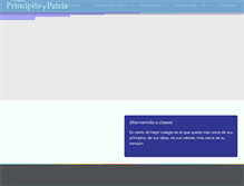 Tablet Screenshot of principitopatria.com